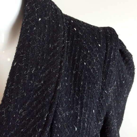 Vintage 80's Weather Wise Black Pea Coat - Picture 5 of 8